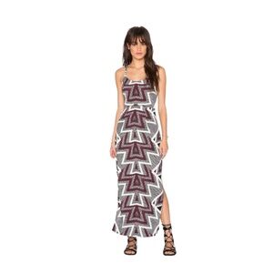 Free People “Serves You Right” Abstract Print Maxi Dress - Women’s Size 6